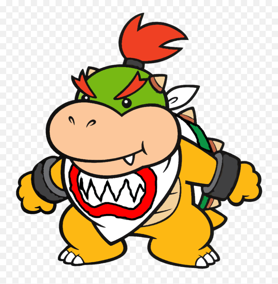 Bowser Koopa Jr Art - Super Mario Bros Bowser Jr Png,Bowser Jr Png
