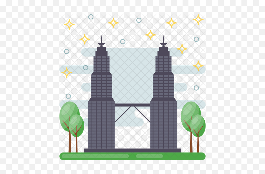 Twin Tower Icon Png Towers