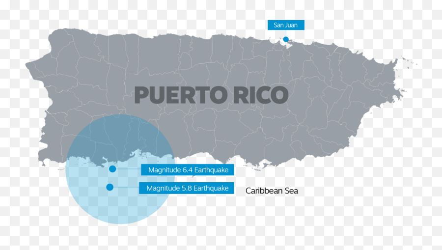Global Earthquake Recovery Specialist Heads To Puerto Rico - Mapa Puerto Rico Vector Png,Puerto Rico Png