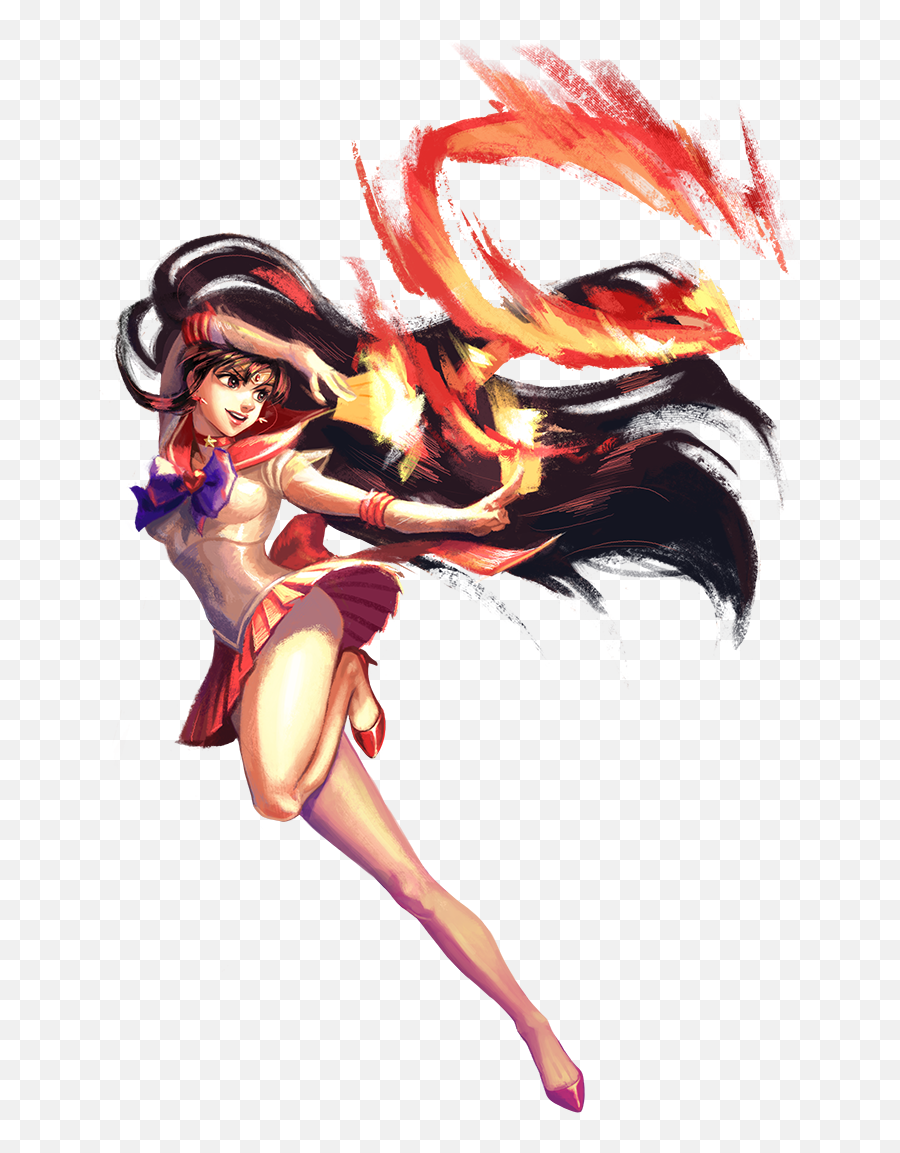 Sailor Mars Runs The Anime Gauntlet - Fictional Character Png,Sailor Mars Transparent