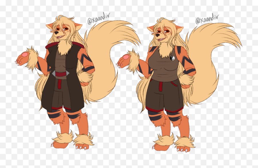 Arcana The Arcanine - Furry Characters Refsheetnet Fictional Character Png,Arcanine Transparent