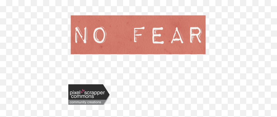 No Fear Label Graphic - Horizontal Png,No Fear Logo