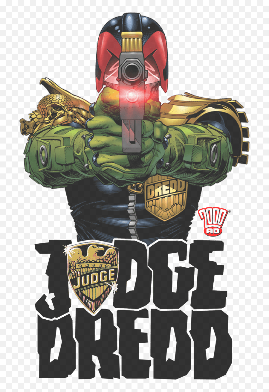 Judge Dredd In My Sights Mens Regular Png Logo