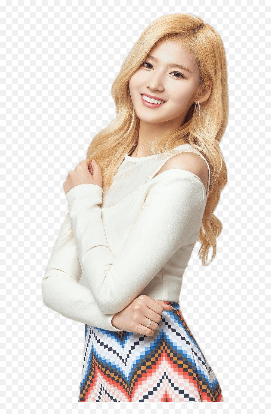 Twice Sana - Sana Twice Blonde Hair Png,Twice Transparent