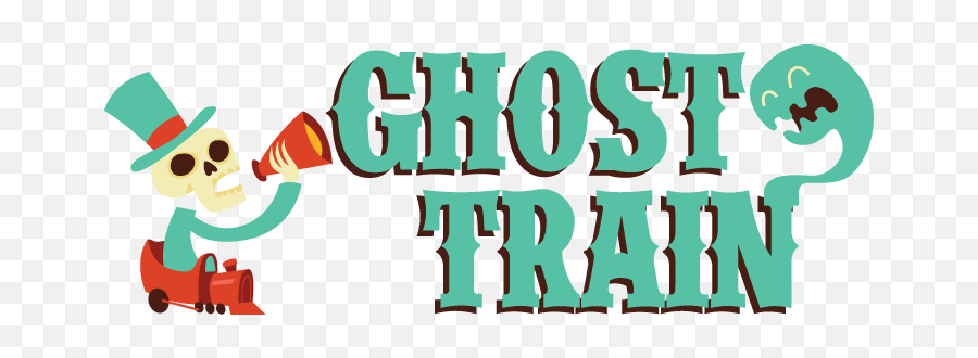Download Ghost Train - Ghost Train Logo Full Size Png Vertical,Ghost Logo Png