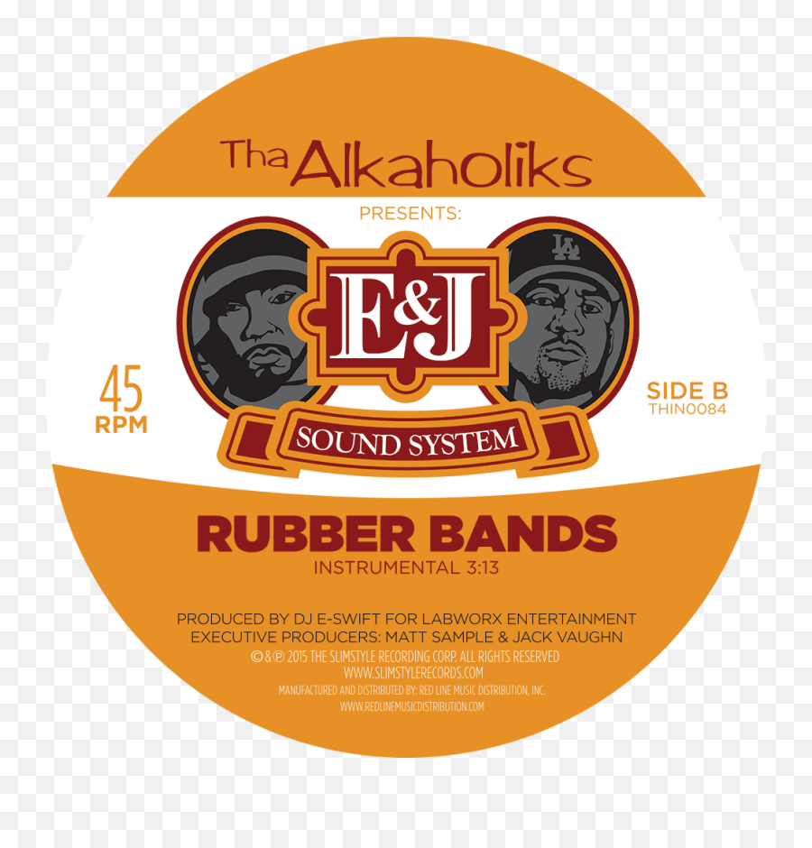 Tha Alkaholiks Presents Eu0026j Sound System Rubber Bands 7 Beer Colored - Limited To 500 Pieces Tha Alkaholiks Png,Rubber Band Png