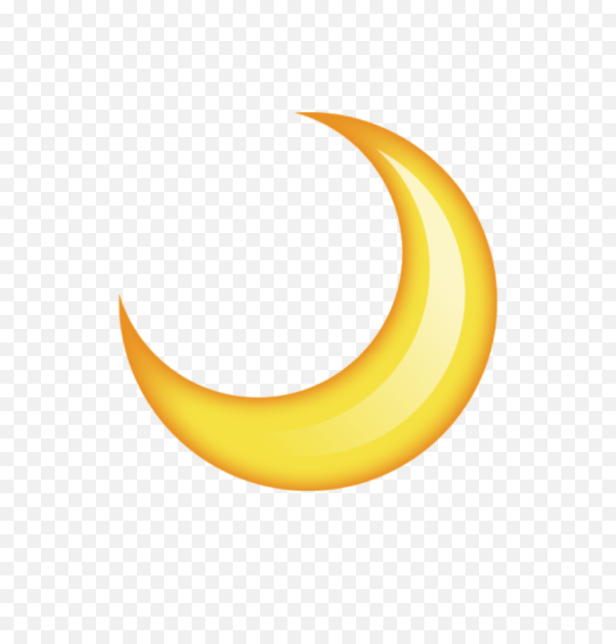 Download Moon Emoji Image In Png - Crescent Moon Emoji Png,Crescent Moon Png Transparent