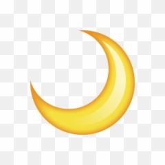 Download Moon Emoji Image In Png - Crescent