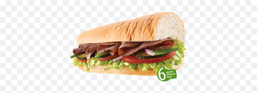 Roast Beef - Roast Beef Png,Subway Sandwich Png