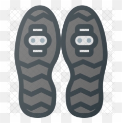 Bicycle Footwear Icon - Round Toe png