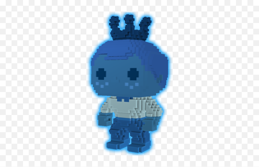 Covetly Funko Pop Freddy 8 - Bit Blue Glow Fictional Character Png,Glow Icon