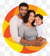 Apartments In Dubai Culture Village Luxury For - White Woman Indian Man Family png
