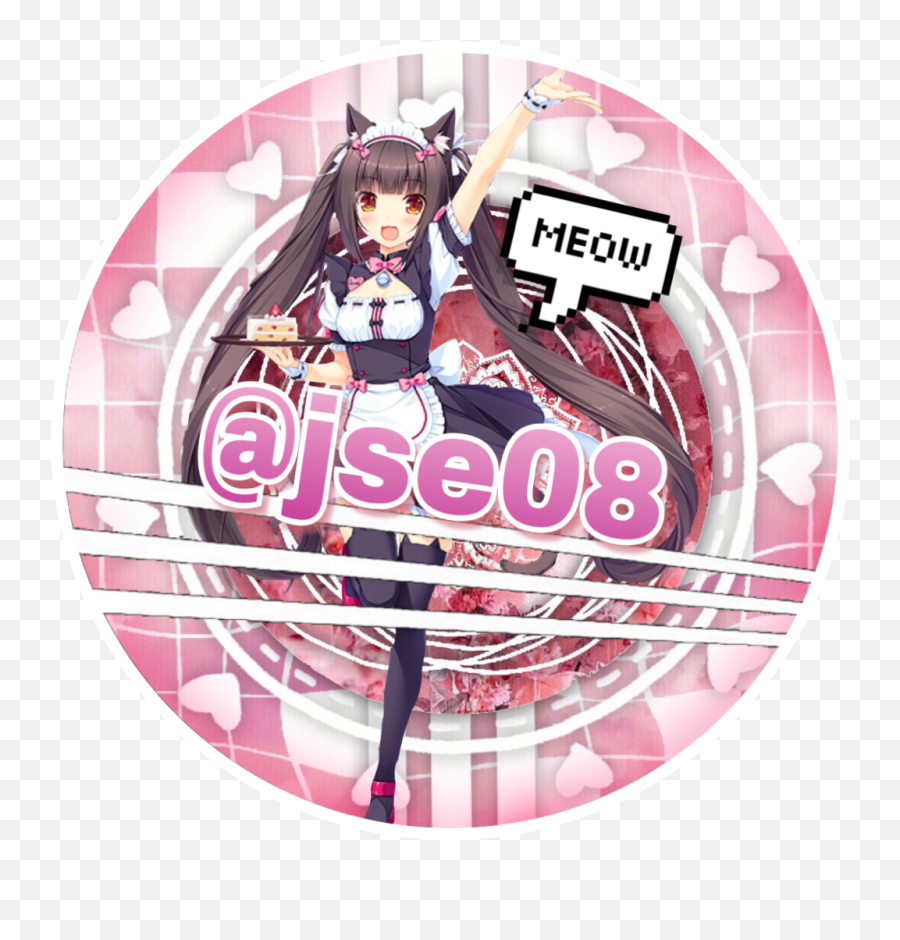 Nekopara Nekoparachocola Icon Animegirl - Hime Cut Png,Pink Anime Girl Icon