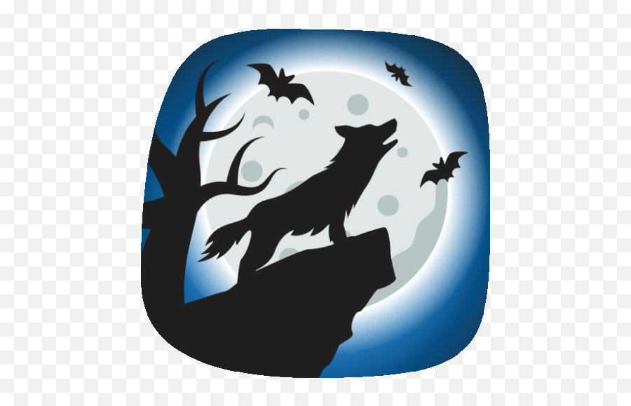 Howl Halloween Party Gif - Howl Halloweenparty Joypixels Discover U0026 Share Gifs Wolf Png,Howling Wolf Icon