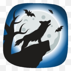Howl Halloween Party Gif - HalloweenParty Joypixels Discover u0026 Share GIFs Wolf png