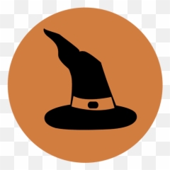 Witch Hat Circle Icon - Transparent PNG u0026 SVG vector file Icon