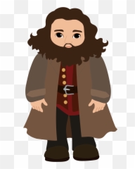 Harry Potter Clip Art - Harry Potter Characters Clipart Hagrid Clipart Png,Dumbledore Png