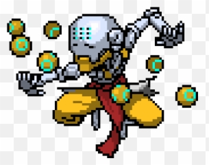 Zenyatta - Overwatch Zenyatta Pixel Spray Png,Zenyatta Png