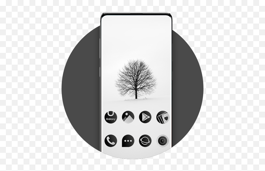 Black U0026 White Theme - Android Black And White Theme Png,Zwart Icon Adw