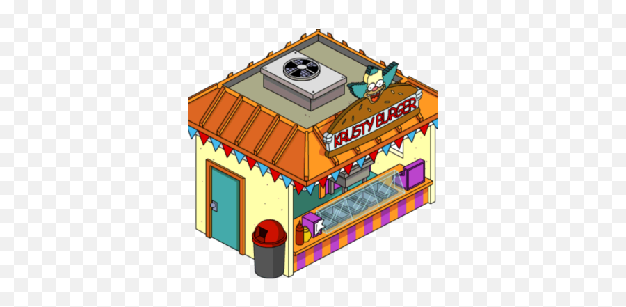 Krustyland Burger - Krusty Burges Los Simpson Png,Cartoon Burger Png