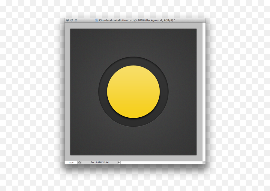 How To Design An Inset Button In Photoshop - Paper Leaf Inset Button Png,Circle One In An Icon