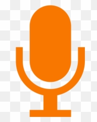 Microphone Icon Png Symbols Orange - Orange Icon Png