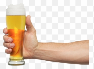 Hand Holding Pint Beer Transparent Png - Stickpng Hand With Beer Png,Hand Holding Png