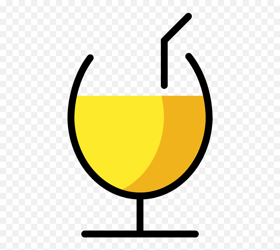 Tropical Drink Emoji Clipart Free Download Transparent Png - Wine Glass,Tropical Icon