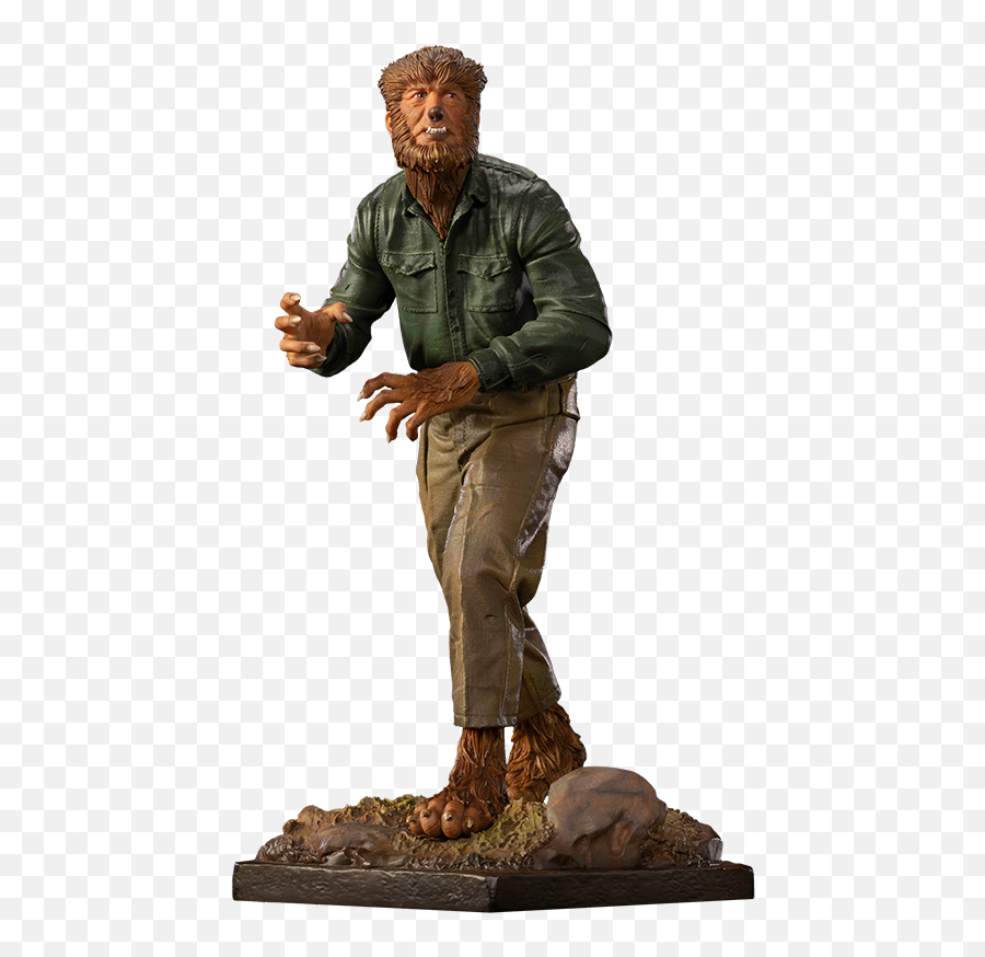 Wolf Man 110 Art Scale Statue By Iron Studios - Wolfman Statue Png,Wolf Buddy Icon