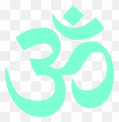 Fileaum Om Aquamarinesvg - Wikimedia Commons Hindu Symbols Png,Aquamarine Png