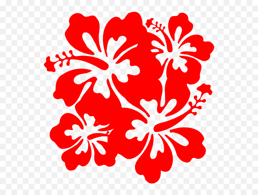 Library Of Lehua Flower Image Stock Png Files Clipart - Red Hibiscus Clip Art,Hawaiian Flowers Png