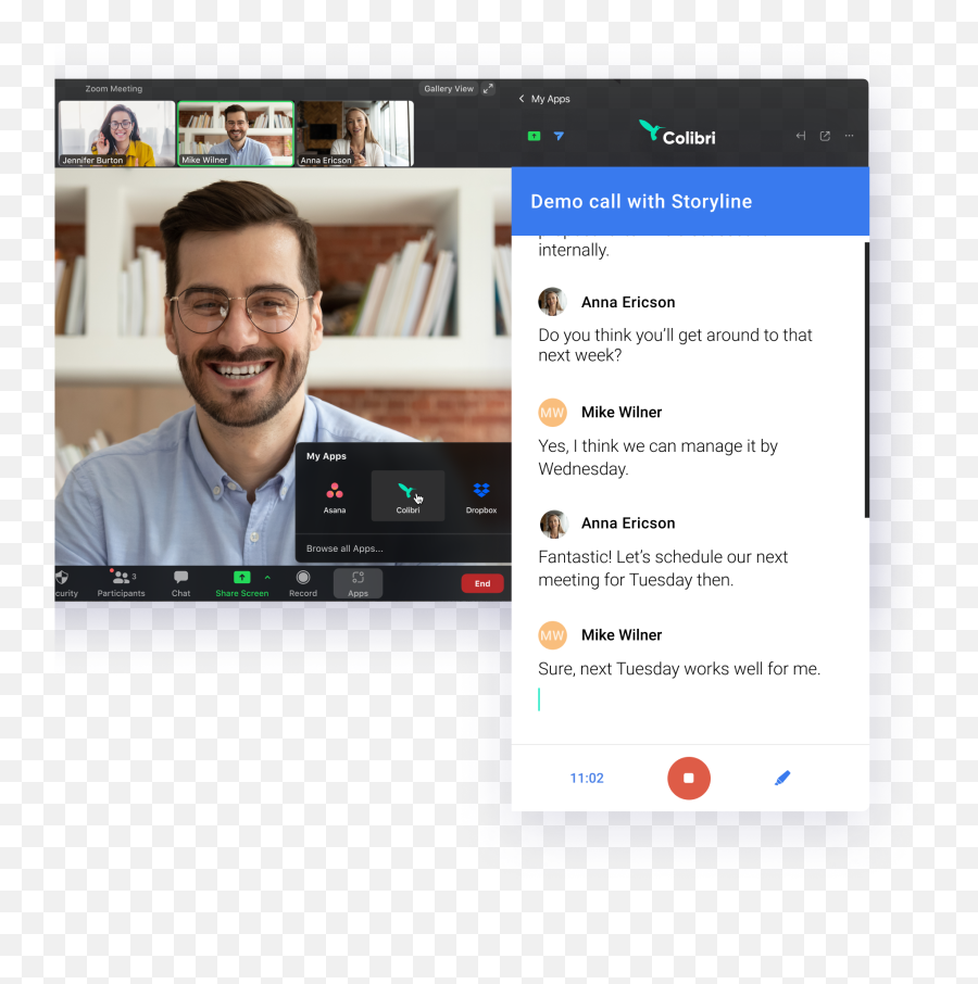 Live Transcription For Zoom Meetings - Colibri App For Zoom Male Speaker Png,Zoom App Icon