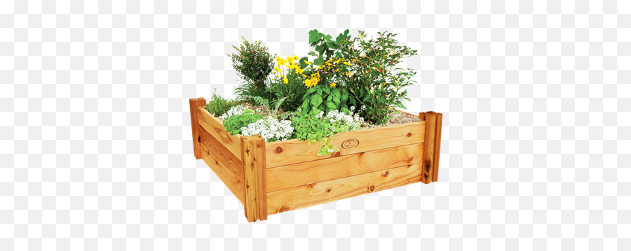 Heritage Timber Raised Garden Bed - Raised Timber Garden Bed Bunnings Png,Flower Bed Png