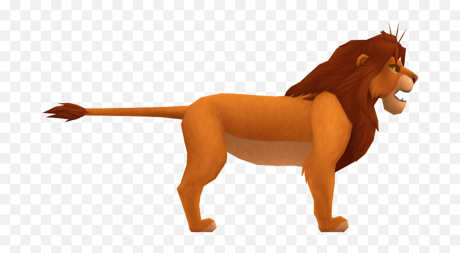 Playstation 2 - Kingdom Hearts 2 Simba Adult The Simba Lion King Kingdom Hearts Png,Simba Png