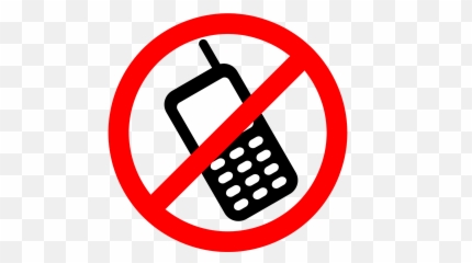 Silence Sign Png 1 Image - No Cell Phones Transparent Background