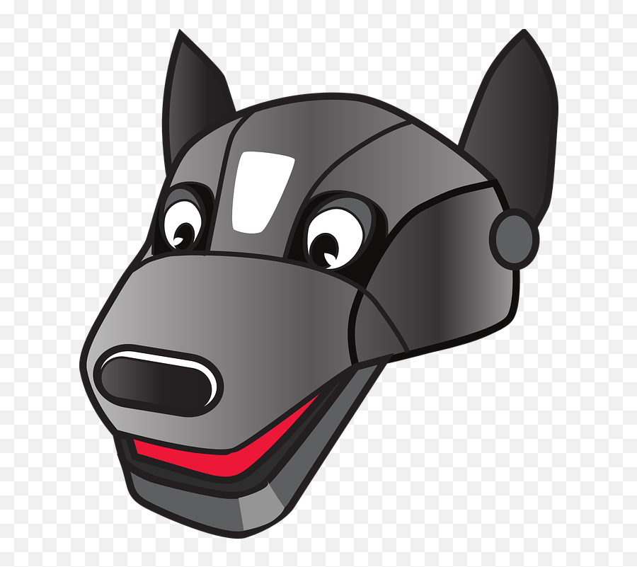 Dog Hound Robot - Free Vector Graphic On Pixabay Robotic Dog Clipart Png,Robot Head Png
