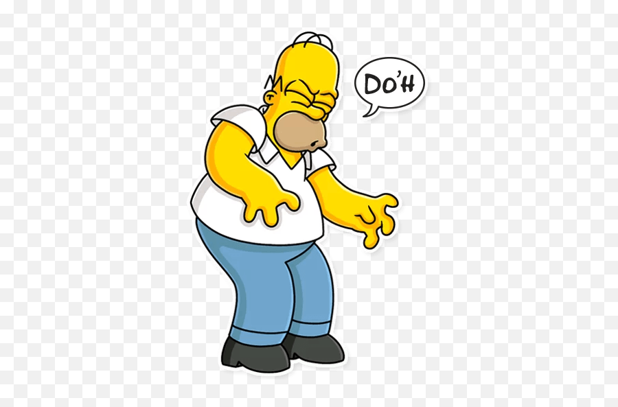 Sticker Maker - The Simpsons New Addition Homer Simpson D Oh Png,Simpsons Png