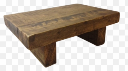 The 4ft X 2ft Chunky Rustic Coffee Table - Coffee Table Png,Coffee Table Png