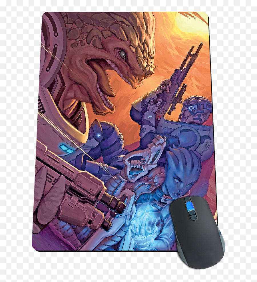 For Fans By Fansunder Fire Milky Way Mousepad - Mass Effect Liara Guro Png,Milky Way Png