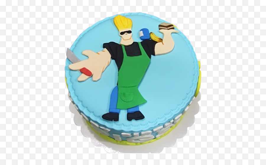 Themed Cakes - Johnny Bravo Birthday Cake Png,Johnny Bravo Png