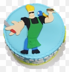 Themed Cakes - Johnny Bravo Birthday Cake Png,Johnny Bravo Png