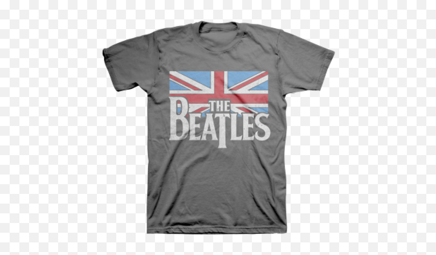 Beatles Adult T - Shirt British Flag T Shirt Png,British Flag Png