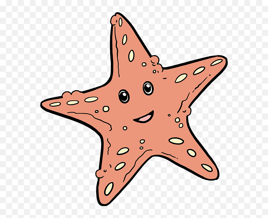 Drawing Starfish Underwater - Sea Star Drawing Easy Starfish Drawing Easy Png,Sea Star Png