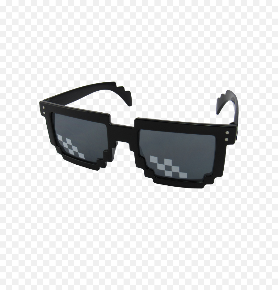 Deal With It Sunglasses - 8bit Pixel Thug Life Wide By Endertoys Oculos De Sol Estilo Minecraft Png,Transparent Deal With It Glasses