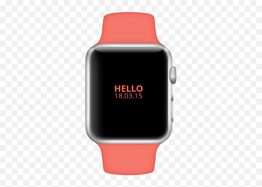 Download Hd Iwatch Apple Psd Mockup - Hello My Name Is Inigo Png,Iwatch Png