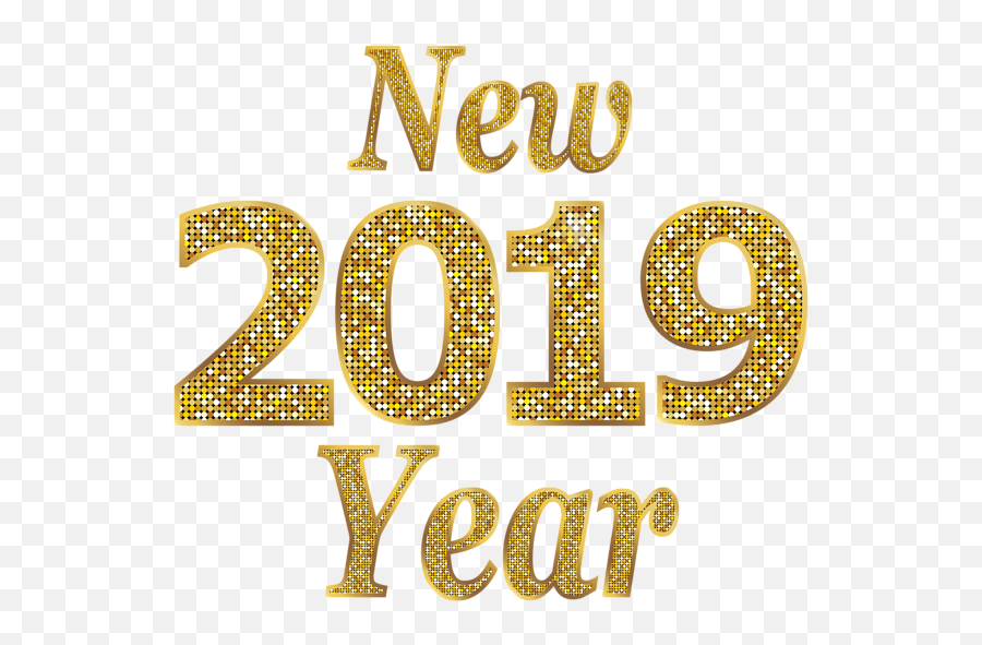 Gold Confetti Border Png Picture 457074 - Happy New Year 2019png,Confetti Border Png