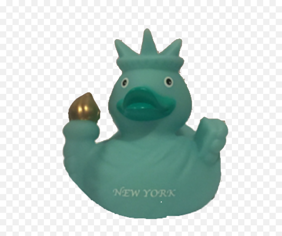 Statue Of Liberty Rubber Duck - Blue Bath Toy Png,Rubber Duck Transparent