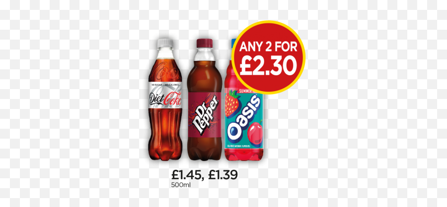 Diet Coke Dr Pepper Oasis Summer Fruits - Any 2 For 230 Dr Pepper Png,Dr Pepper Png