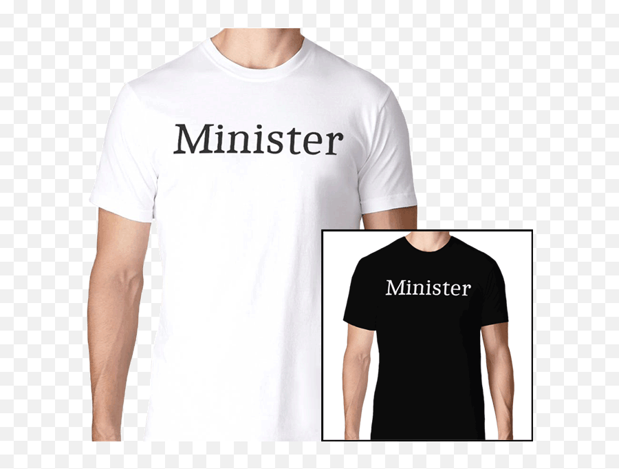 Minister T - Shirt Active Shirt Png,White Shirt Png