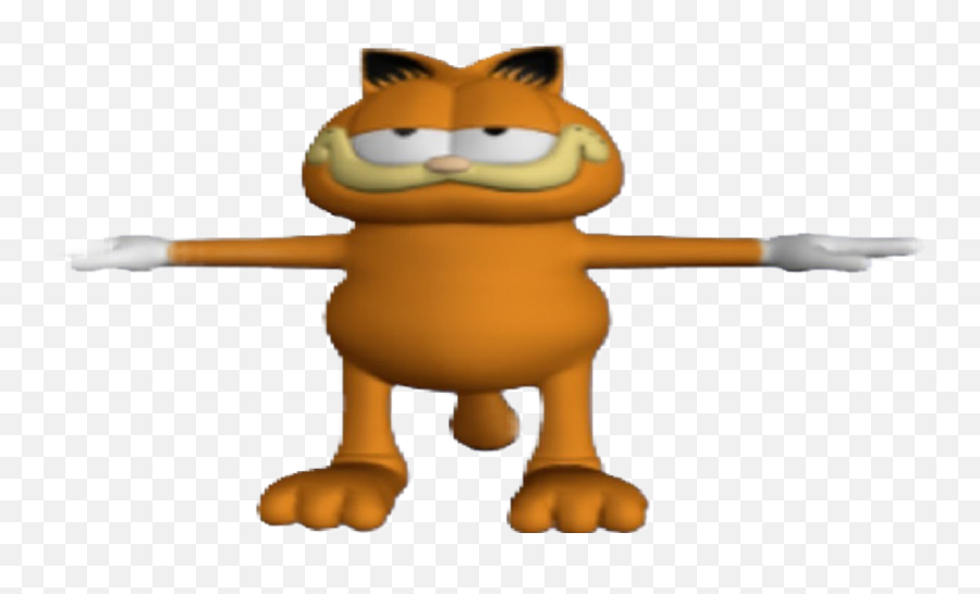 Garfield - Discord Emoji T Pose Me Me Png,Dabbing Emoji Png